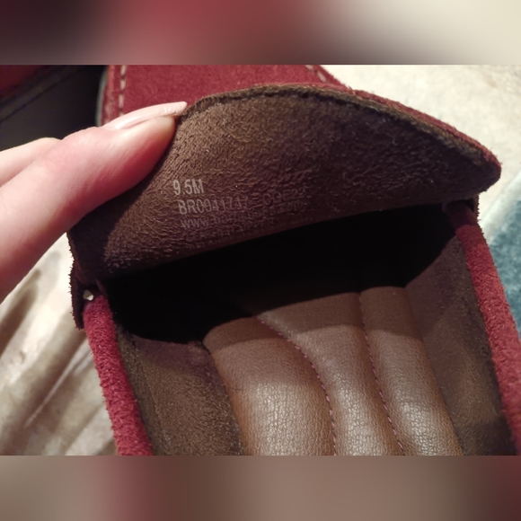 Born Red Suede Loafers - Picture 7 of 11